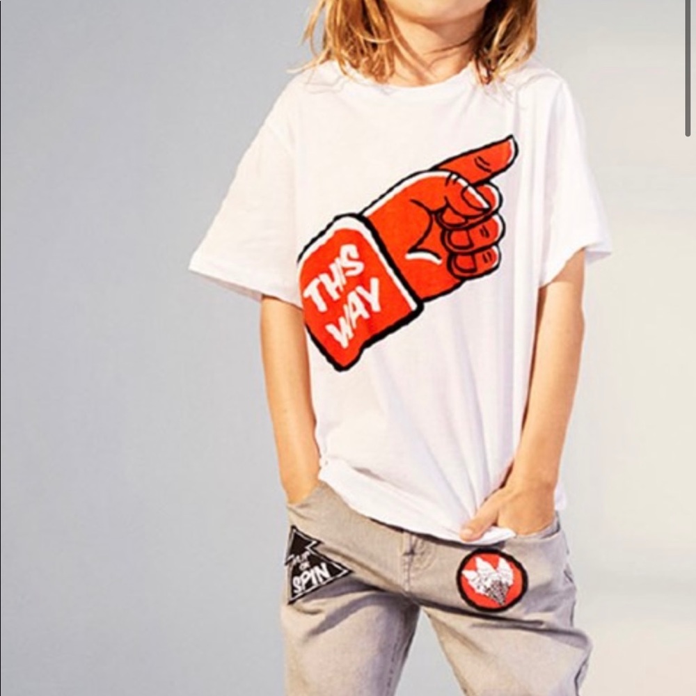 Stella McCartney Kids “This way. That way” Tee